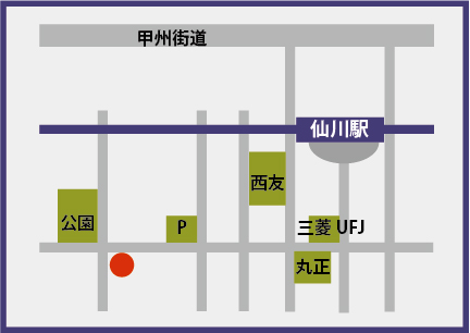 犬の保育園vowbee仙川店の地図